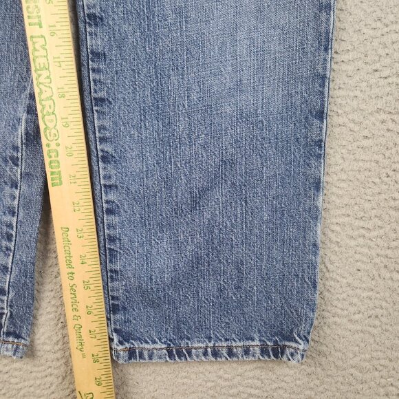 Polo Jeans Ralph Lauren Womens 6 Blue Baggy VTG Saturday Jeans Straight Leg 90's - Picture 4 of 11